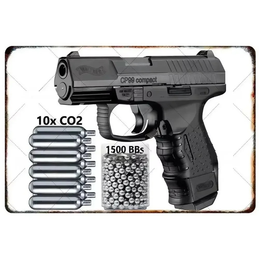 Gun Shooting Arcade - 2D Metalen Decoratie: Prachtig ontworpen metalen