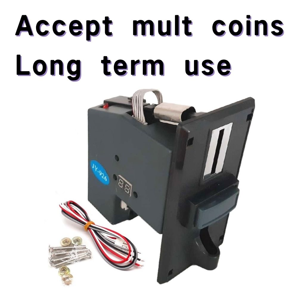 Coin Acceptor Selector - Multi Muntvangers Met Plastic Frontplaat Voor
