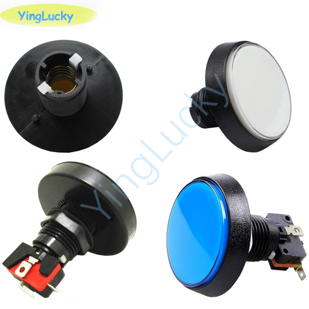 Coin Acceptor Selector - 10 Stuks Arcade Knop 60Mm Led