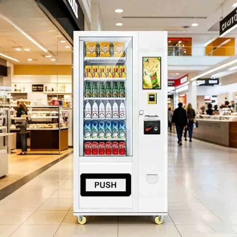 Commercial Vending Machine - Slimme Vendingautomaat Snacks Dranken Touchscreen Contactloos