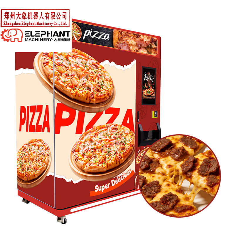 Commercial Vending Machine - Geavanceerde, volautomatische, zelfverwarmende pizza-automaat voor binnen,