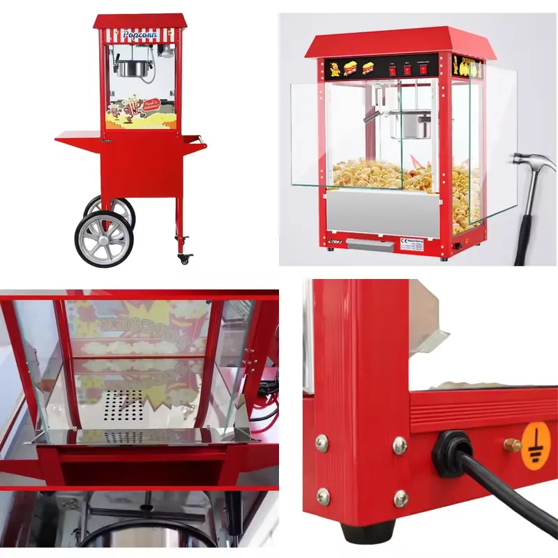 Hetelucht popcornmachine voor  - Commercial Vending Machine recensie en prijs