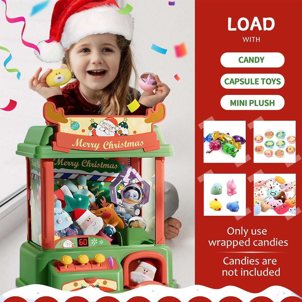 Kerst Klauw Machine Voor Kinde - Vending Game recensie en prijs