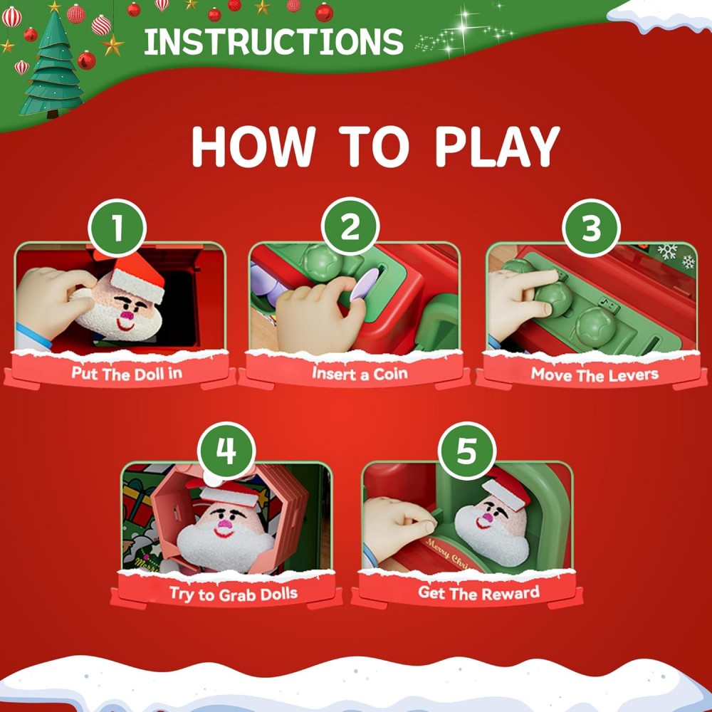 Kerst Klauw Machine Voor Kinde - Vending Game recensie en prijs