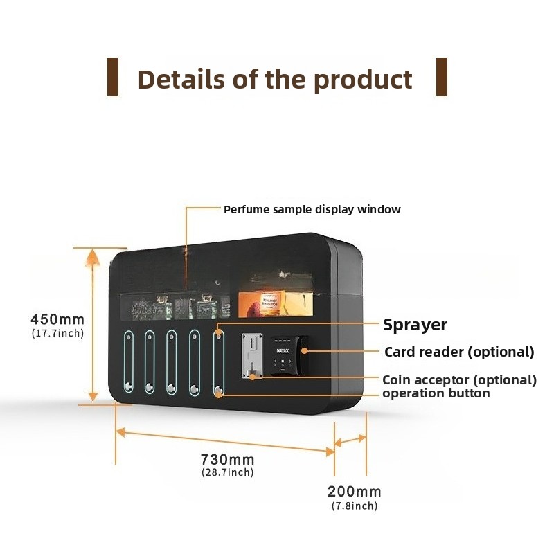 slimme parfum kleine zelfbedie - Commercial Vending Machine recensie en prijs