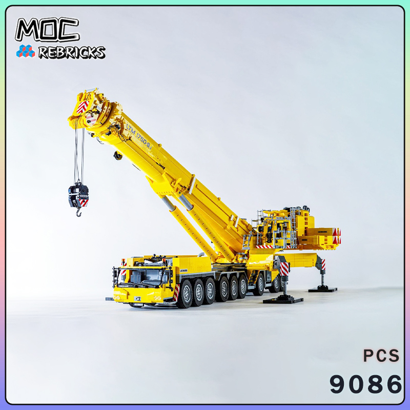 Stad Serie MOC Bricks 1750-9.1 - Claw Crane Machine recensie en prijs