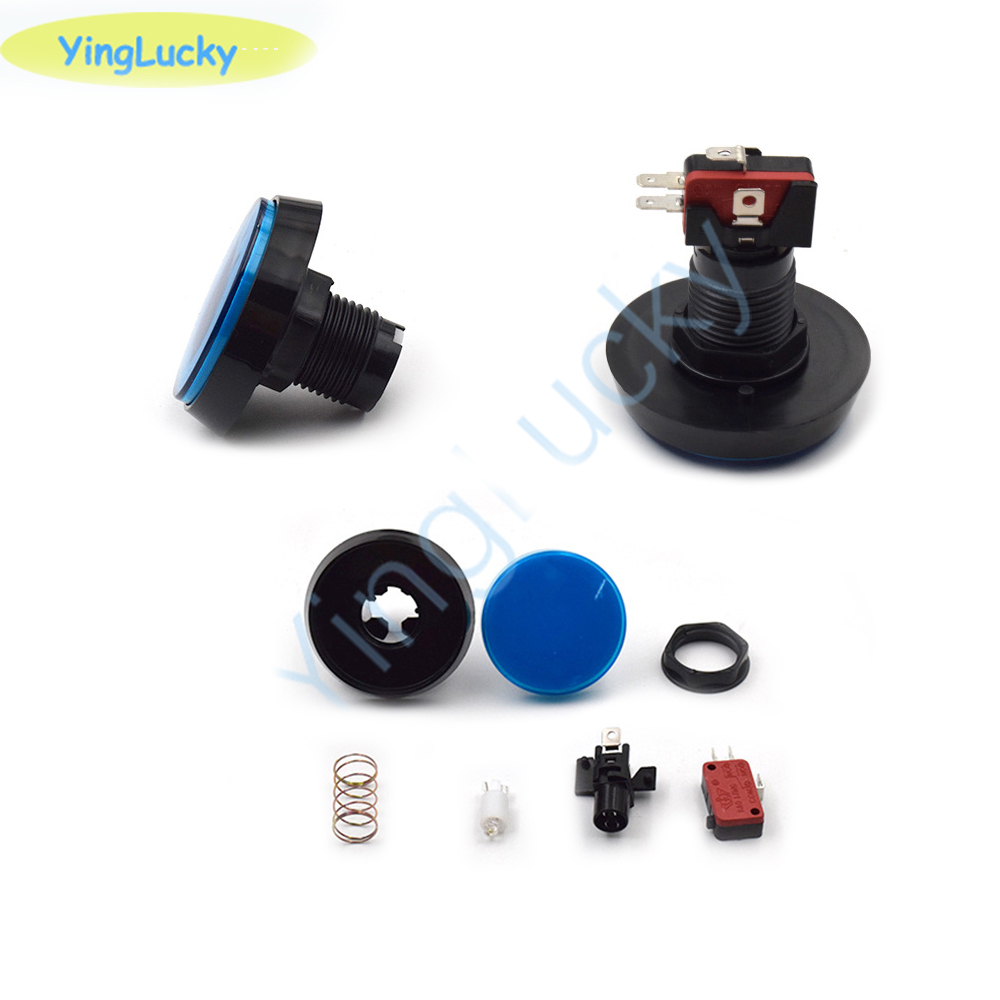 10 Stuks Arcade Knop 60Mm Led  - Coin Acceptor Selector recensie en prijs