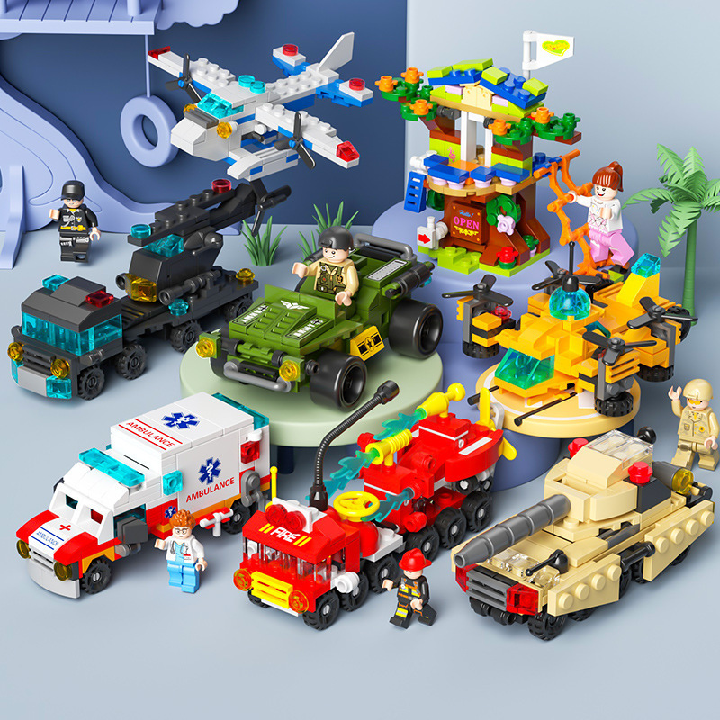 6-in-1 Mega City Bouwset - Pol - Claw Crane Machine recensie en prijs