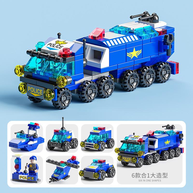 6-in-1 Mega City Bouwset - Pol - Claw Crane Machine recensie en prijs