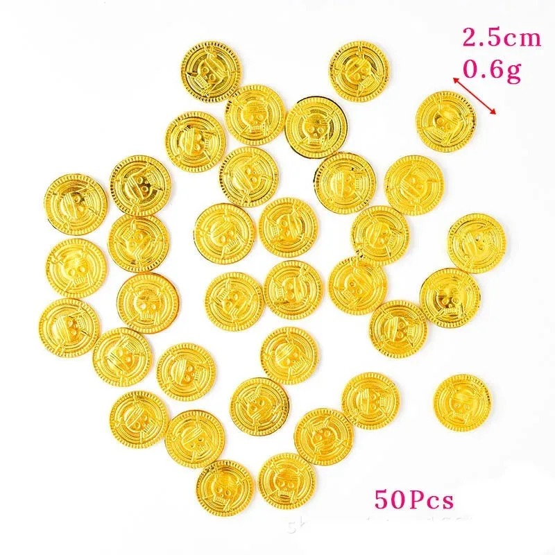 50 Stuks Piraat Gouden Munten  - Arcade Game Coin recensie en prijs