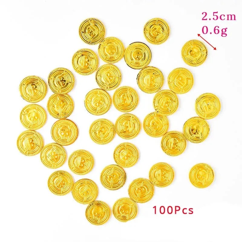 50 Stuks Piraat Gouden Munten  - Arcade Game Coin recensie en prijs