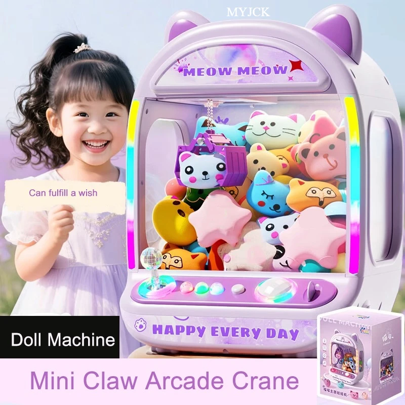 DIY Paarse Automatische Pop Ma - Claw Crane Machine recensie en prijs