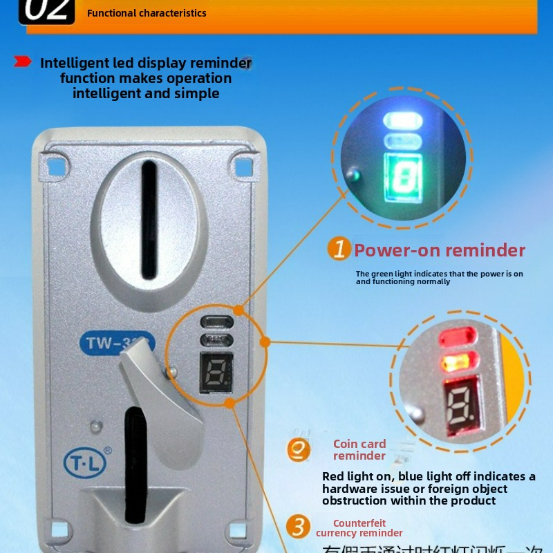 Originele TW333 muntcomparator - Token Coin Mechanism recensie en prijs