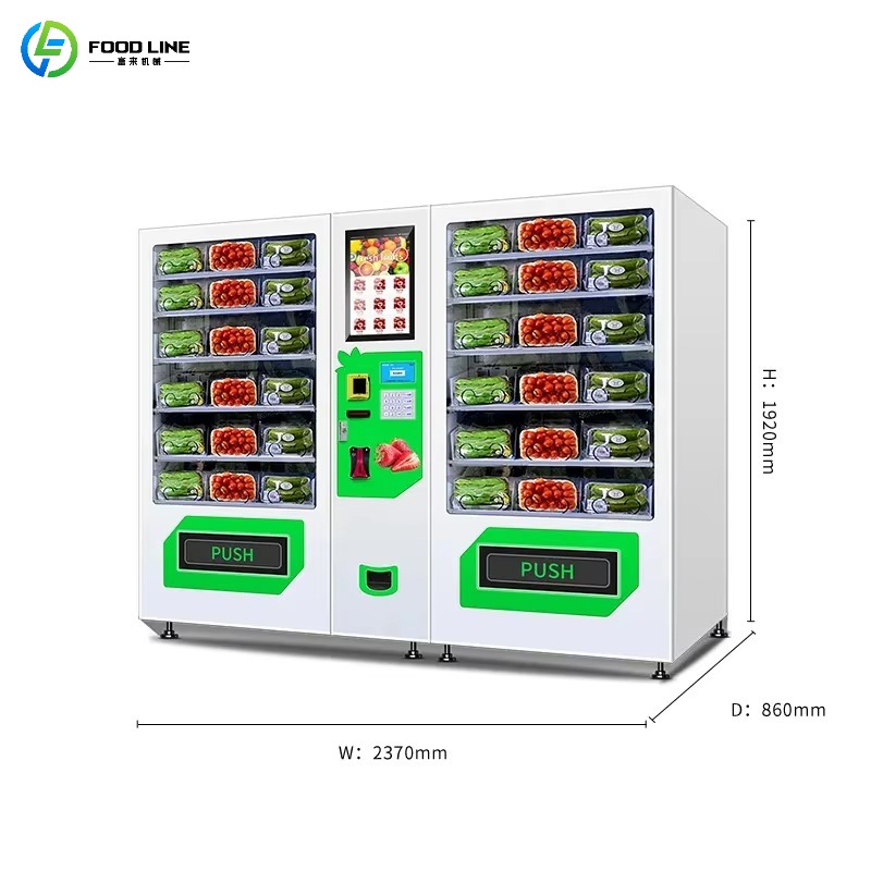 Verse voedsel, broodjes, fruit - Commercial Vending Machine recensie en prijs